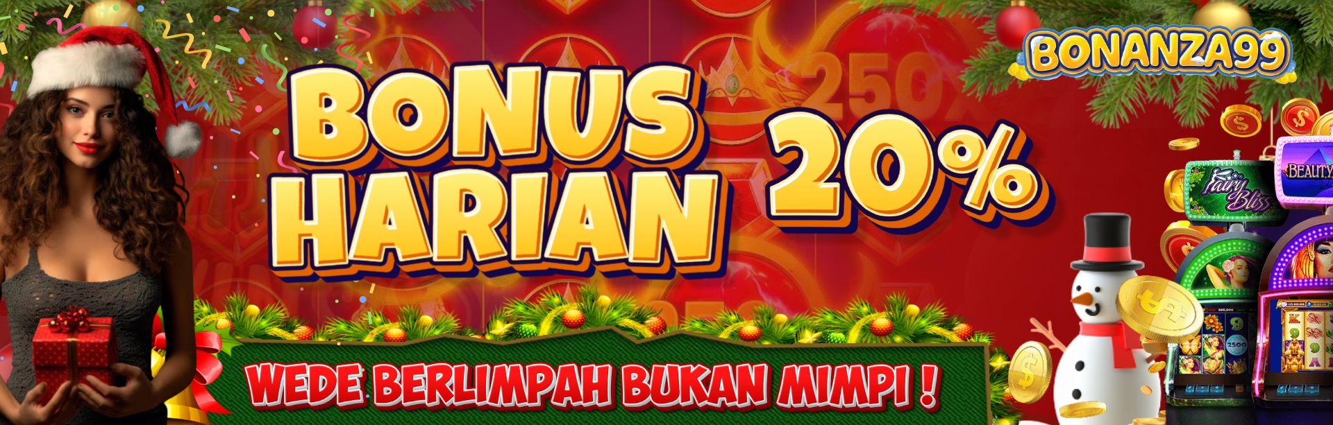 Bonus Deposit Setiap Hari Slot Online 20%