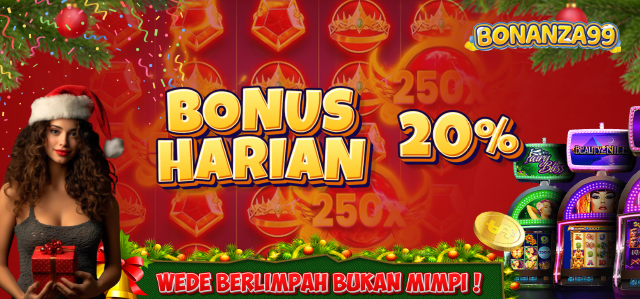 Bonus Deposit Setiap Hari Slot Online 20%