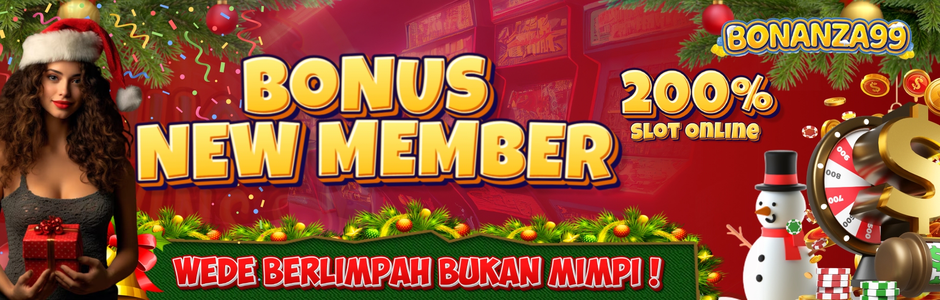 BONUS NEW MEMBER 200% SLOT ONLINE