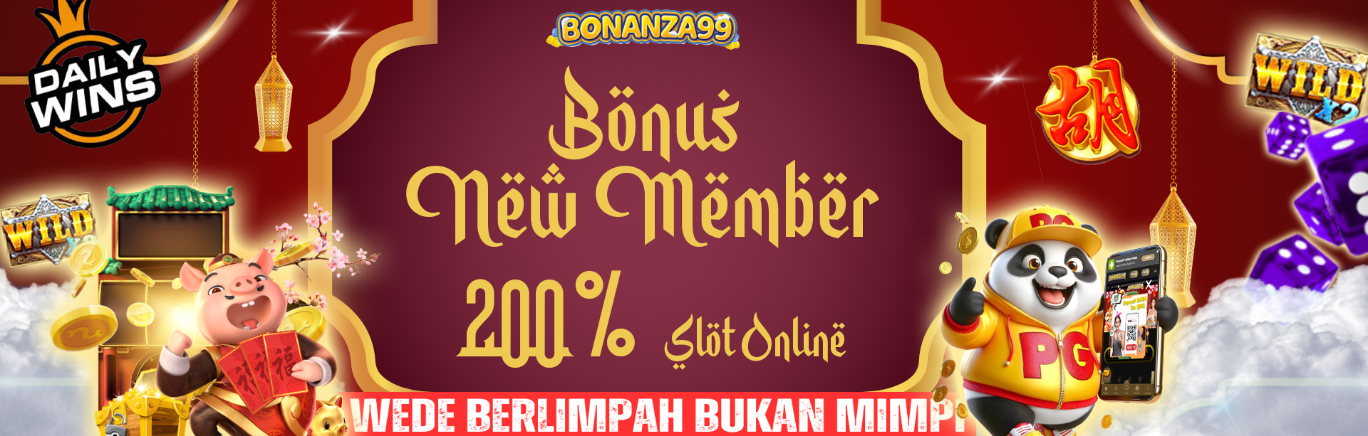 BONUS NEW MEMBER 200% SLOT ONLINE