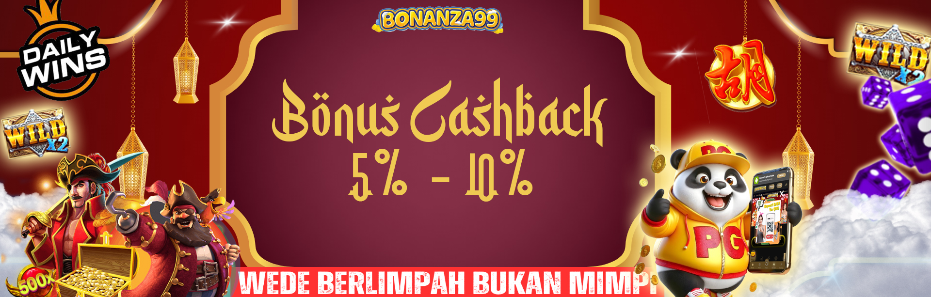 Cashback 5-10% All Game