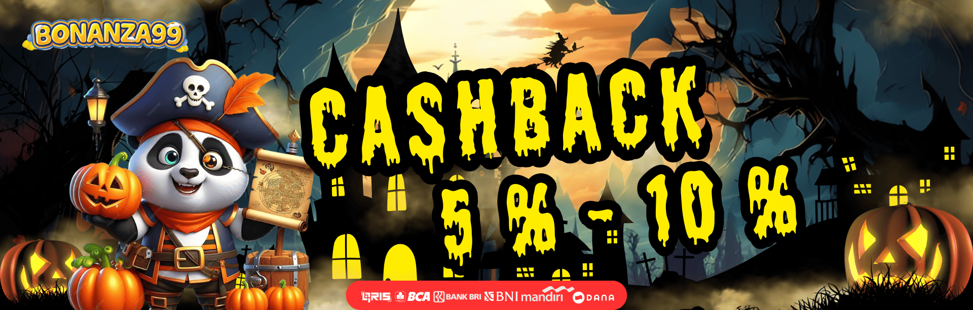 Cashback 5-10% All Game