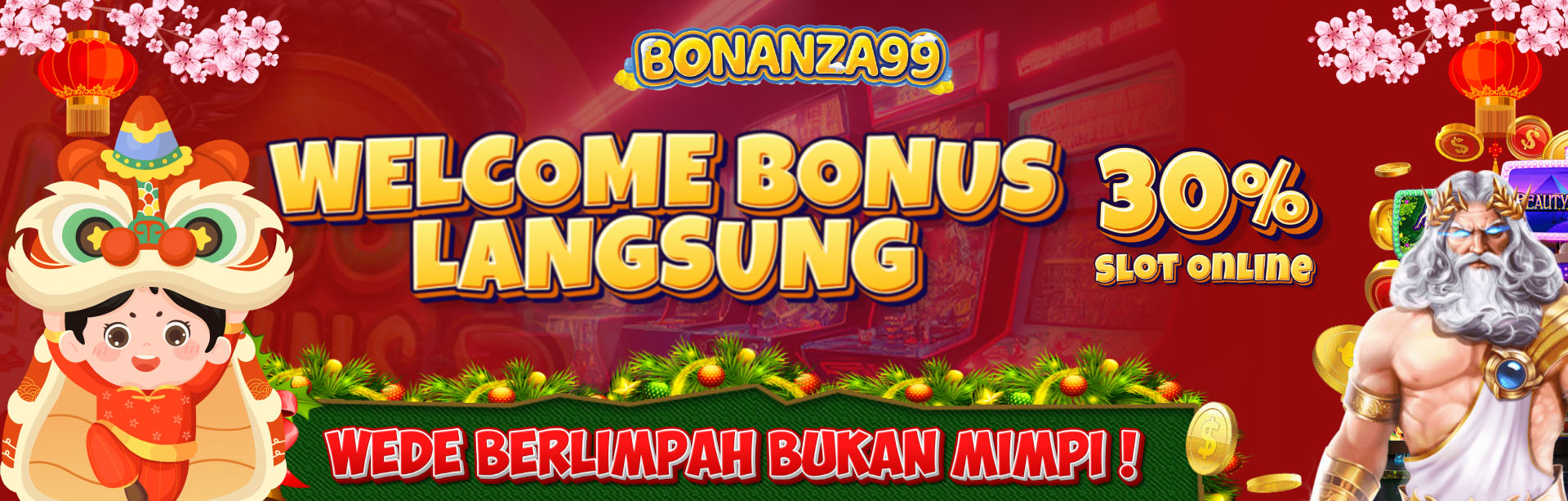 Bonus New Member 30% SLOT DI DEPAN