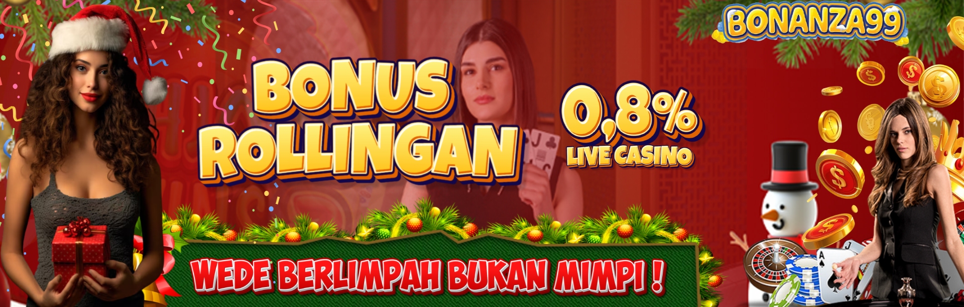 Bonus Rollingan Live Casino 0.8%