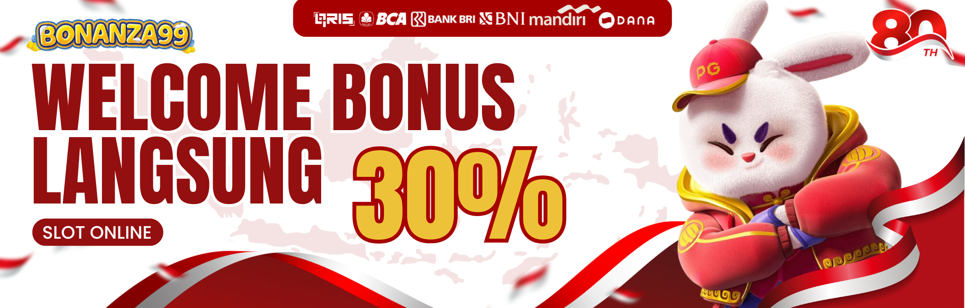 Bonus New Member 30% SLOT DI DEPAN