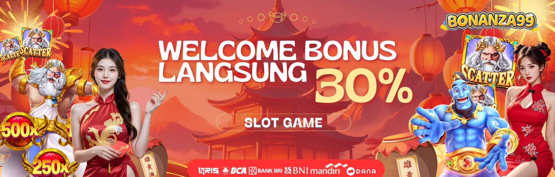 Bonus New Member 30% SLOT DI DEPAN