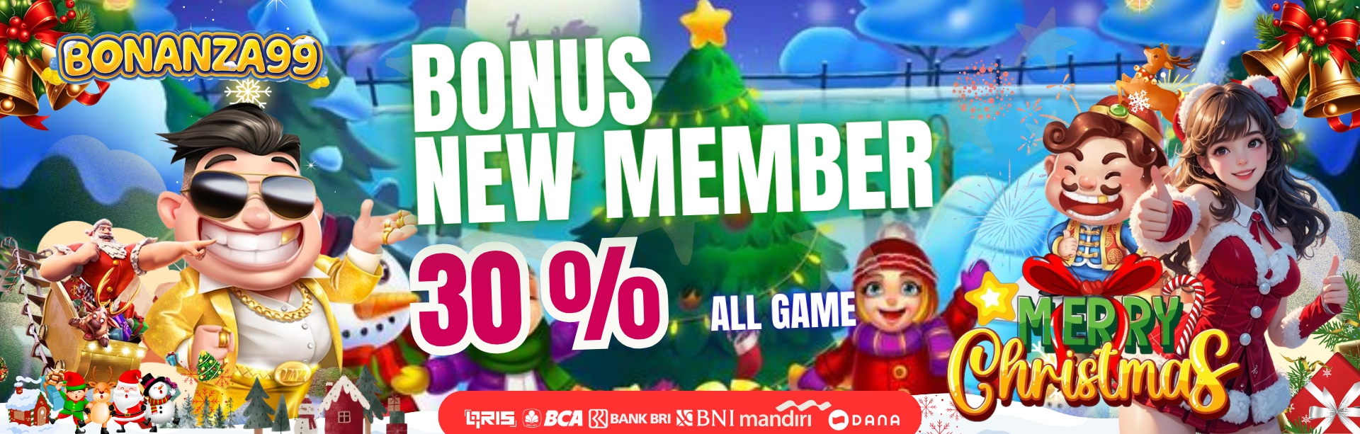 Bonus New Member 30% ALL GAME