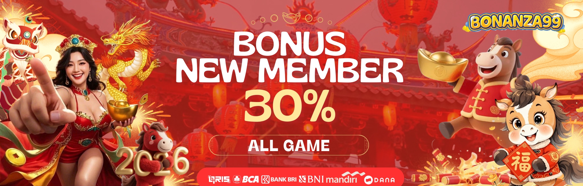 Bonus New Member 30% ALL GAME