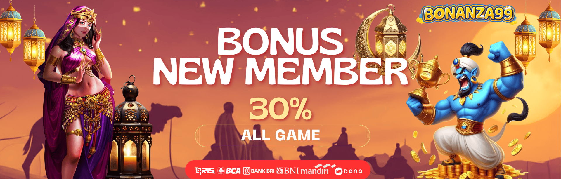 Bonus New Member 30% ALL GAME