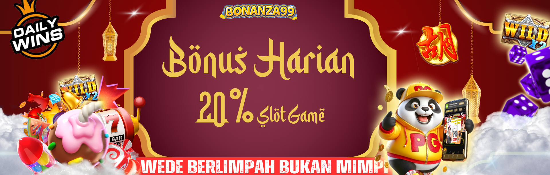 Bonus Deposit Setiap Hari Slot Online 20%