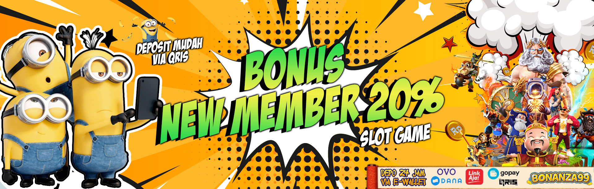 Bonus Deposit Setiap Hari Slot Online 20%
