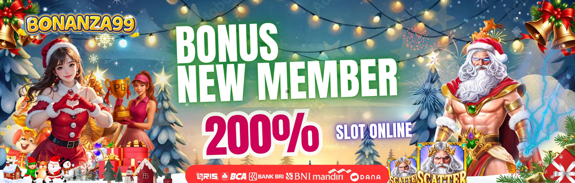 BONUS NEW MEMBER 200% SLOT ONLINE
