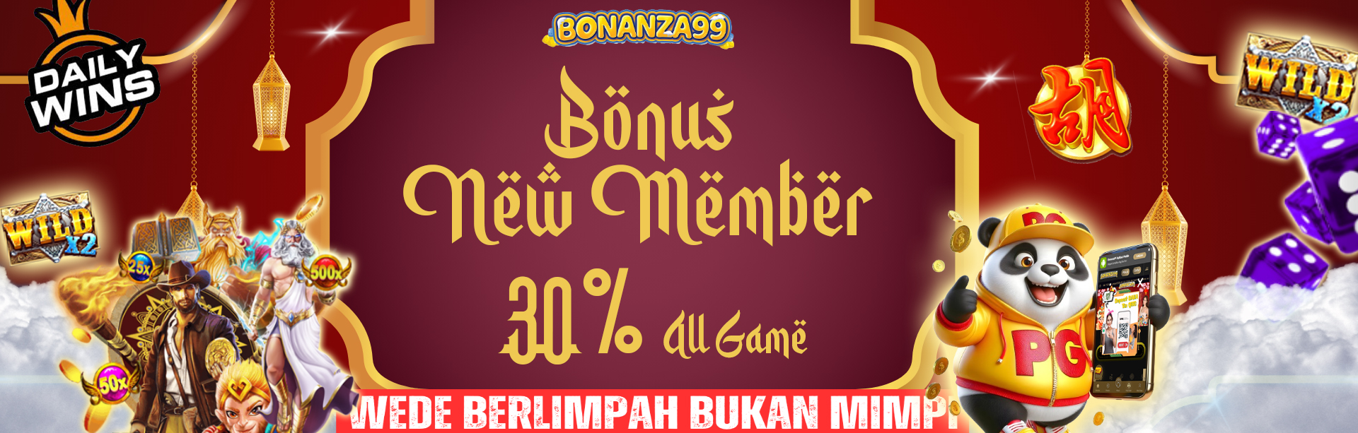 Bonus New Member 30% ALL GAME