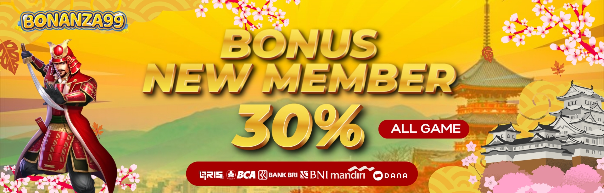 Bonus New Member 30% ALL GAME