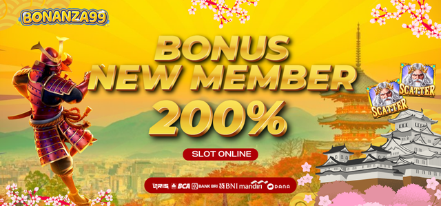 BONUS NEW MEMBER 200% SLOT ONLINE