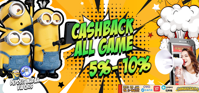 Cashback 5-10% All Game