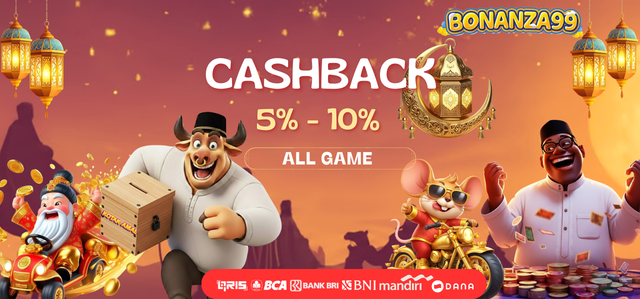 Cashback 5-10% All Game