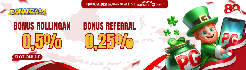 ROLLINGAN 0.5% & REFERRAL 0.25% GAME SLOT ONLINE