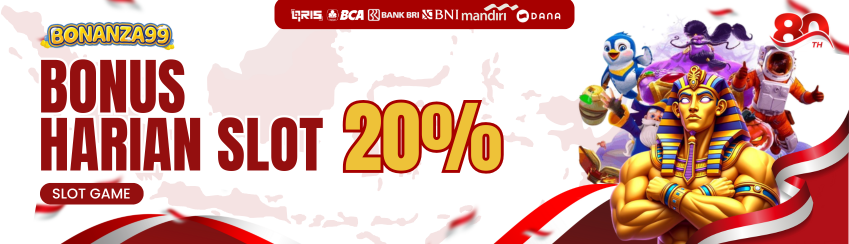 BONUS HARIAN 20%