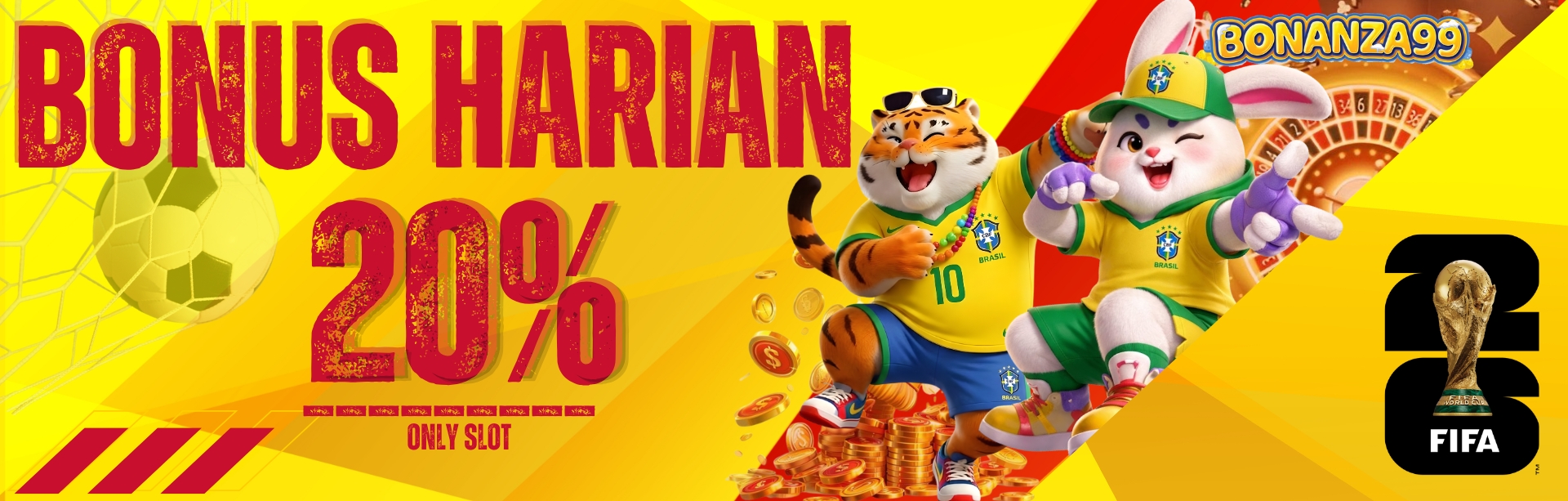 Bonus Deposit Setiap Hari Slot Online 20%