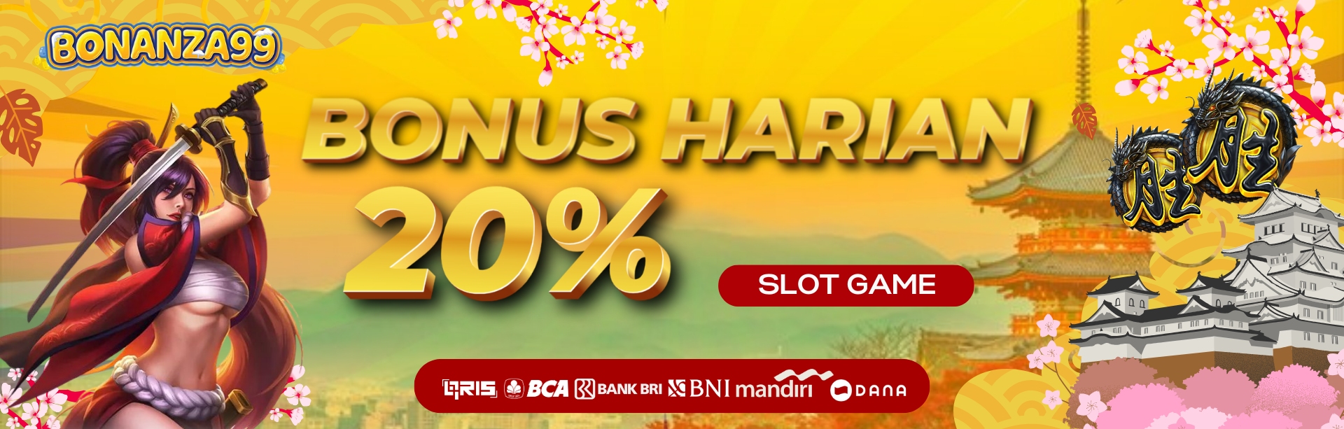 Bonus Deposit Setiap Hari Slot Online 20%